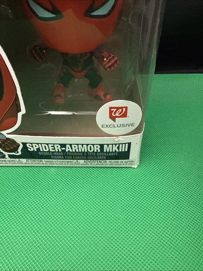 Funko Pop! Vinyl: Marvel - Spider - Armor MKIII - Walgreens (Exclusive) 670 - toyscardscomics
