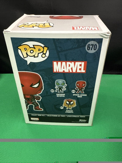 Funko Pop! Vinyl: Marvel - Spider - Armor MKIII - Walgreens (Exclusive) 670 - toyscardscomics