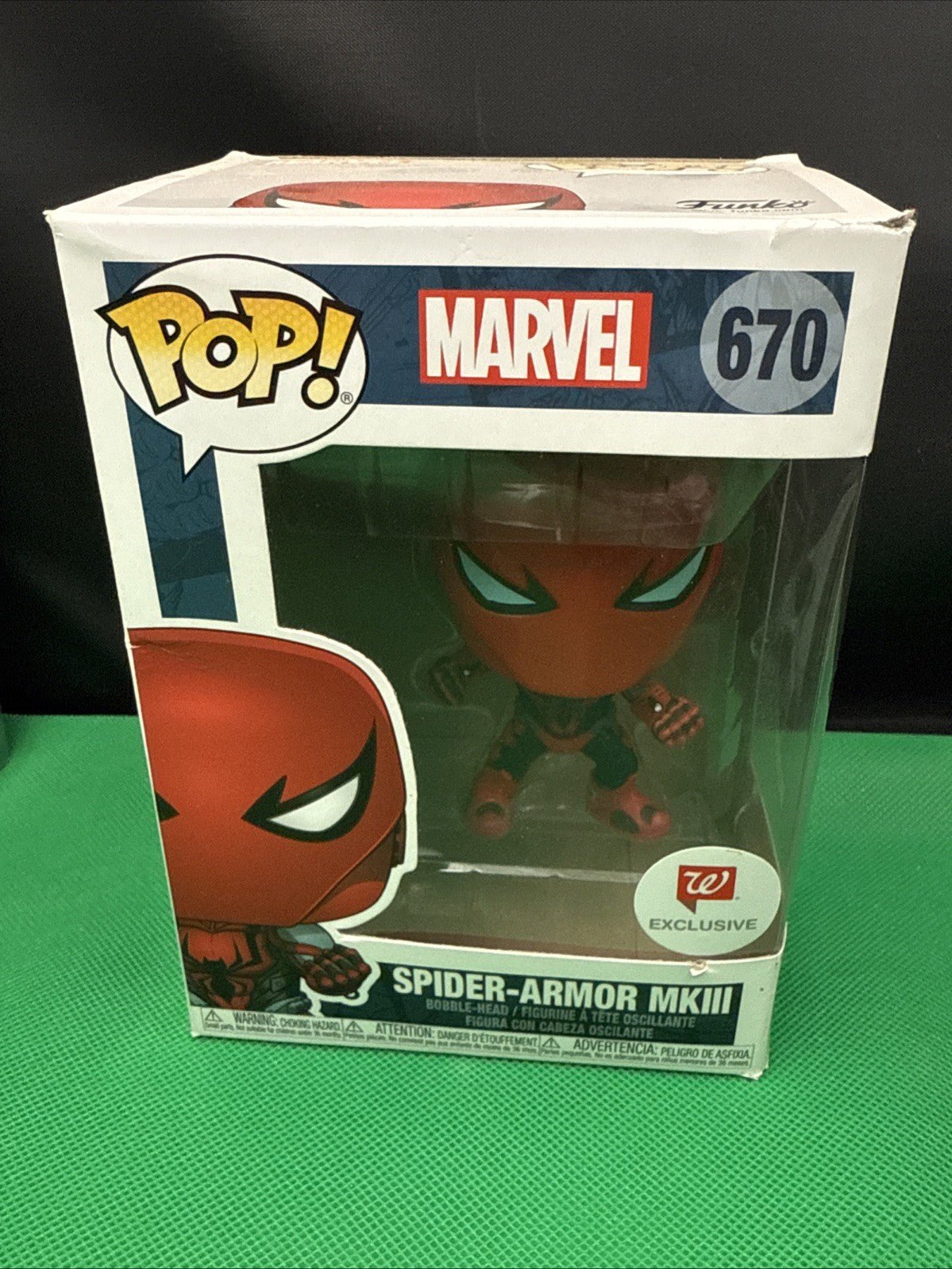 Funko Pop! Vinyl: Marvel - Spider - Armor MKIII - Walgreens (Exclusive) 670 - toyscardscomics