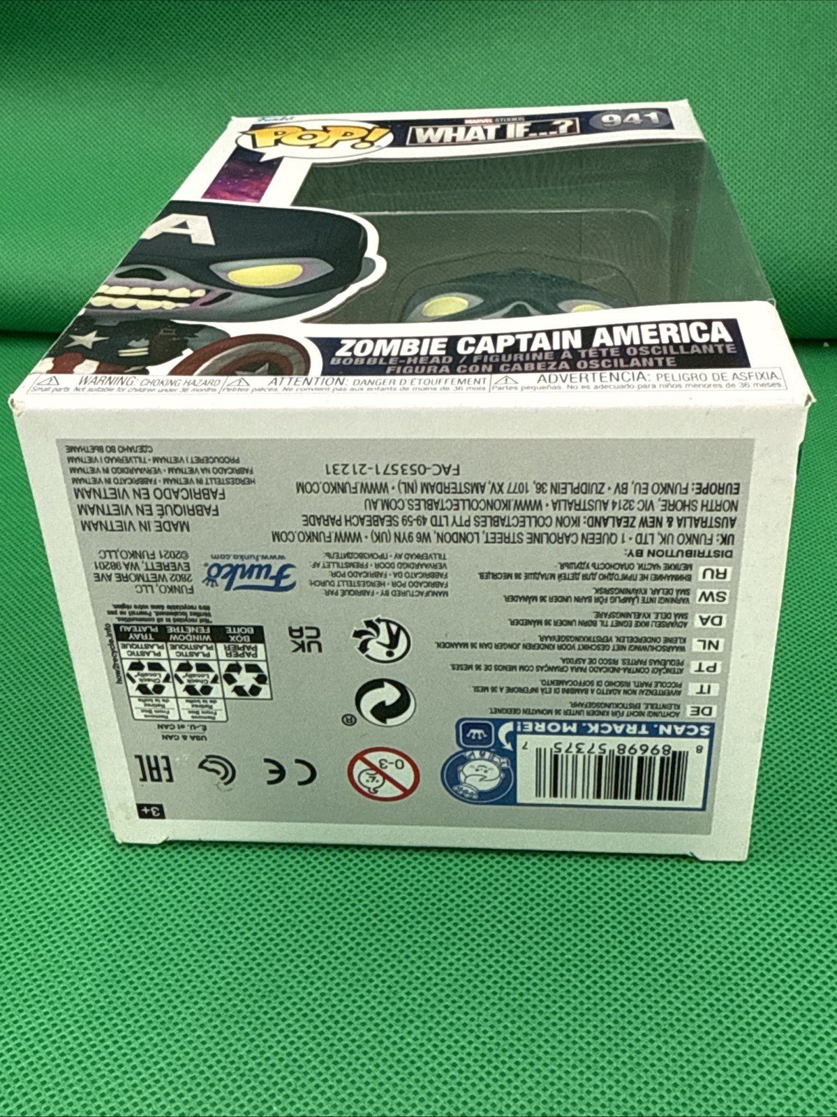 Funko Pop! Vinyl: Marvel - Zombie Captain America 941 - toyscardscomics