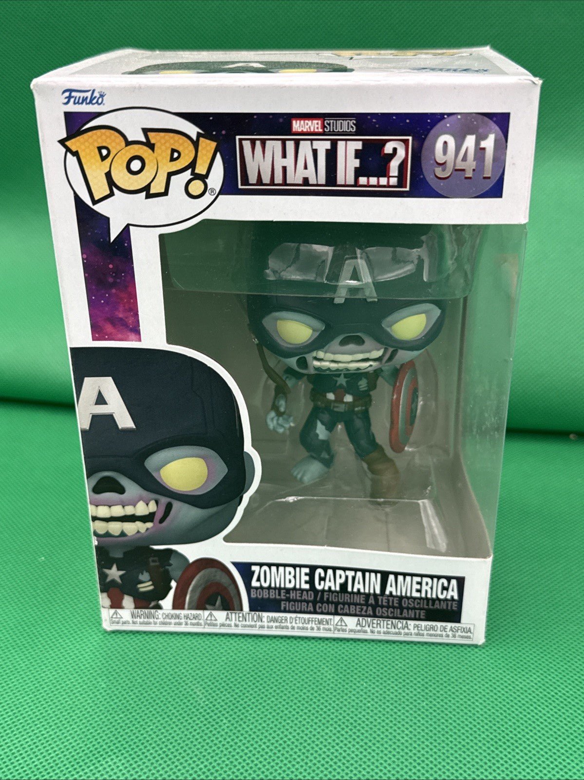 Funko Pop! Vinyl: Marvel - Zombie Captain America 941 - toyscardscomics