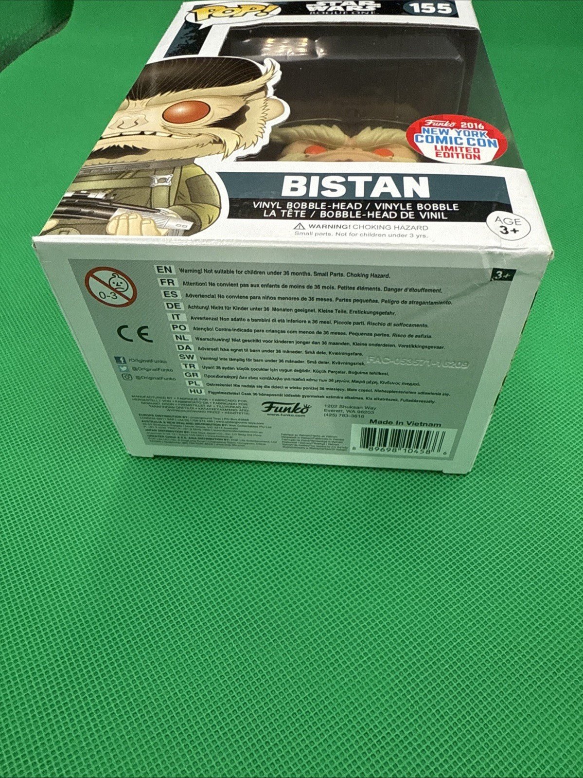 Funko Pop! Vinyl: Star Wars - Bistan - toyscardscomics
