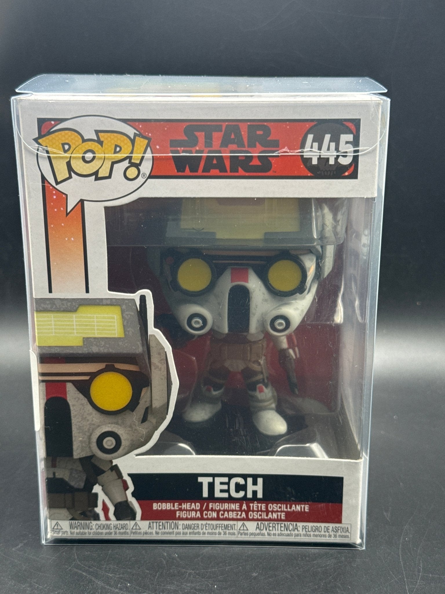 Funko Pop! Vinyl: Star Wars - Tech #445 W/PROTECTOR - toyscardscomics