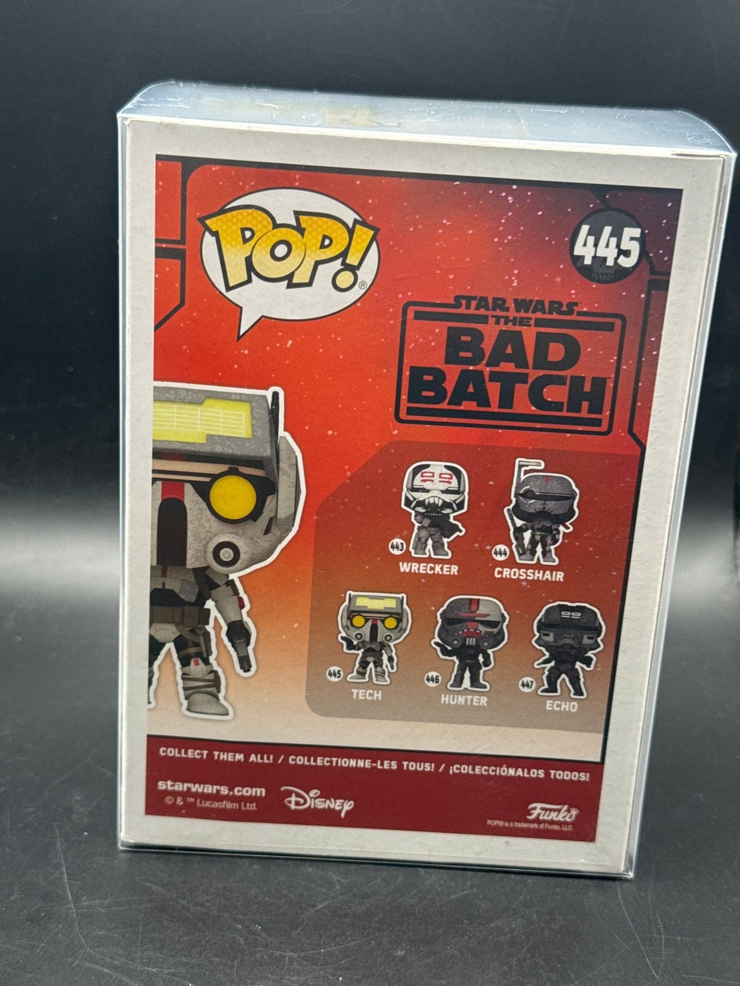 Funko Pop! Vinyl: Star Wars - Tech #445 W/PROTECTOR - toyscardscomics