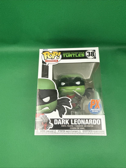 Funko Pop! Vinyl: Teenage Mutant Ninja Turtles - Dark Leonardo - Diamond Comics - toyscardscomics
