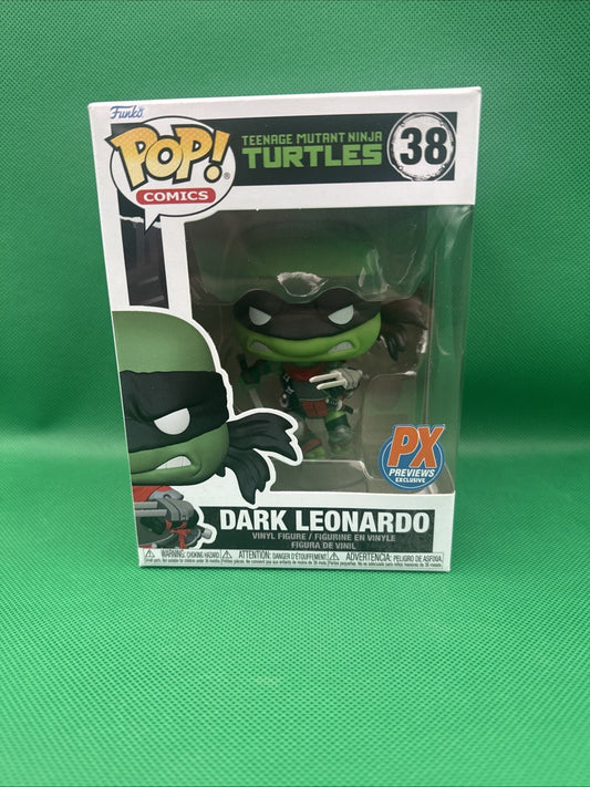 Funko Pop! Vinyl: Teenage Mutant Ninja Turtles - Dark Leonardo - Diamond Comics - toyscardscomics