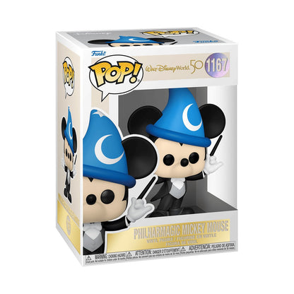 Funko Pop! Walt Disney World 50th Anniversary Philharmagic Mickey Mouse 1167 - toyscardscomics