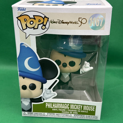 Funko Pop! Walt Disney World 50th Anniversary Philharmagic Mickey Mouse 1167 - toyscardscomics