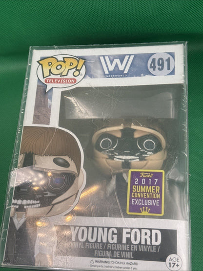 FUNKO POP WESTWORLD 491 YOUNG FORD EXCLUSIVE 2017 SUMMER CONVENTION - toyscardscomics