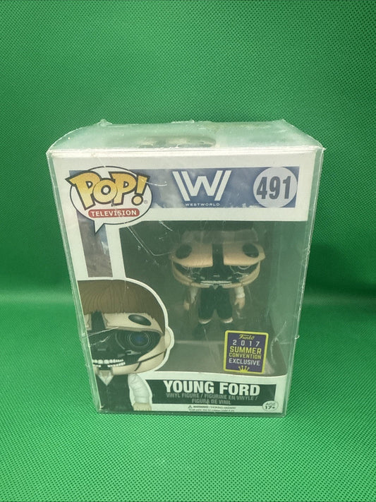 FUNKO POP WESTWORLD 491 YOUNG FORD EXCLUSIVE 2017 SUMMER CONVENTION - toyscardscomics