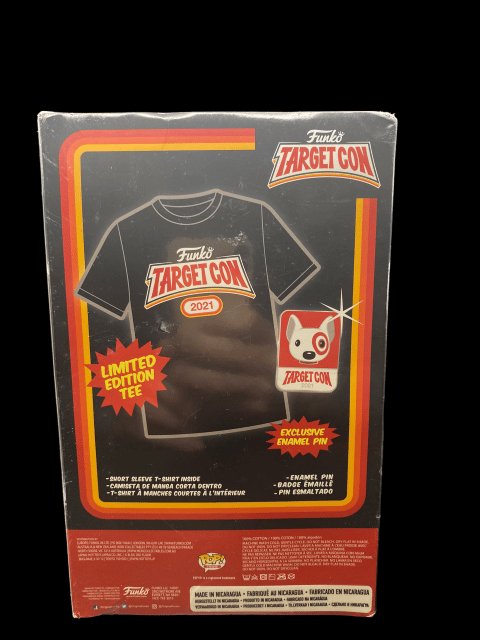 Funko Target Con 2021 Limited edition T-Shirt Large In Hand! - toyscardscomics