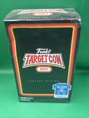 Funko Target Con 2021 Unisex Large T Shirt and Pin Limited Edition HTF Sealed