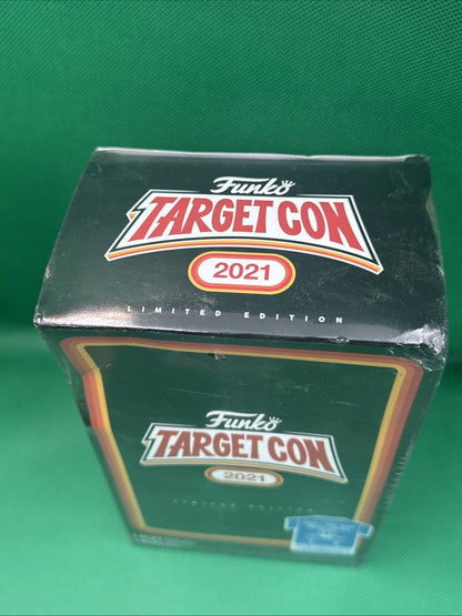 Funko Target Con 2021 Unisex Large T Shirt and Pin Limited Edition HTF Sealed - toyscardscomics