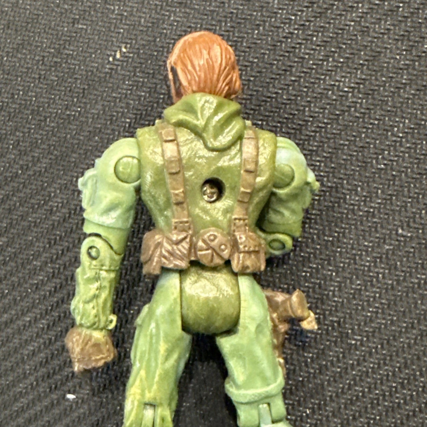Green Military Action Figure Lanard 2003 Articulated Arms & Legs 4inch - toyscardscomics
