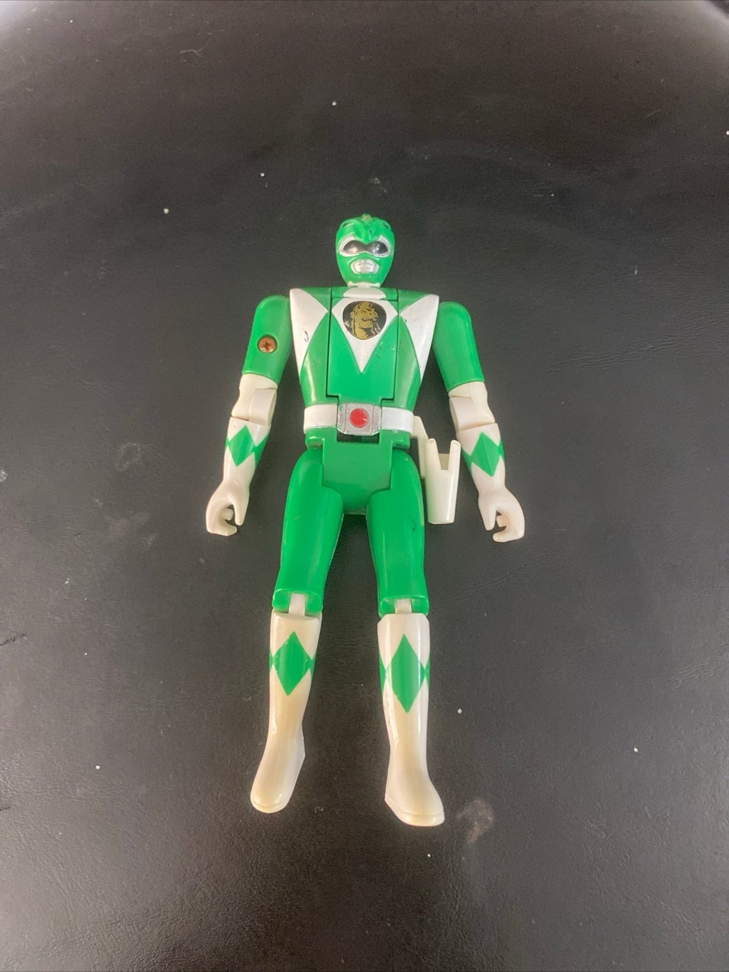 Green Power Rangers 1993 Bandai Auto Morphin Flip Head Action Figure Vintage 353 - toyscardscomics