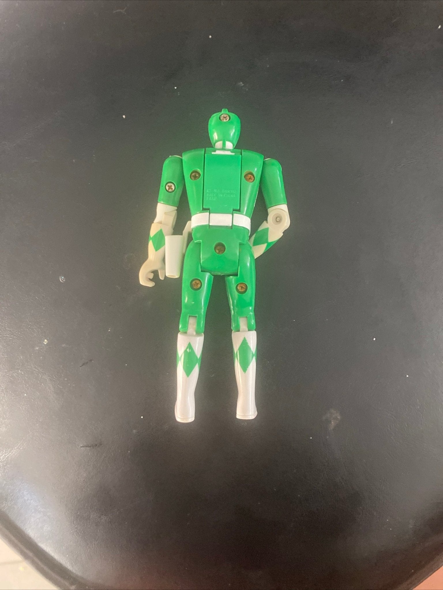 Green Power Rangers 1993 Bandai Auto Morphin Flip Head Action Figure Vintage 353 - toyscardscomics