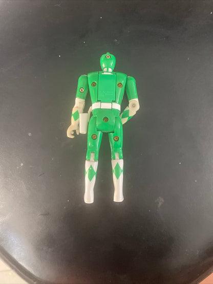 Green Power Rangers 1993 Bandai Auto Morphin Flip Head Action Figure Vintage 353 - toyscardscomics