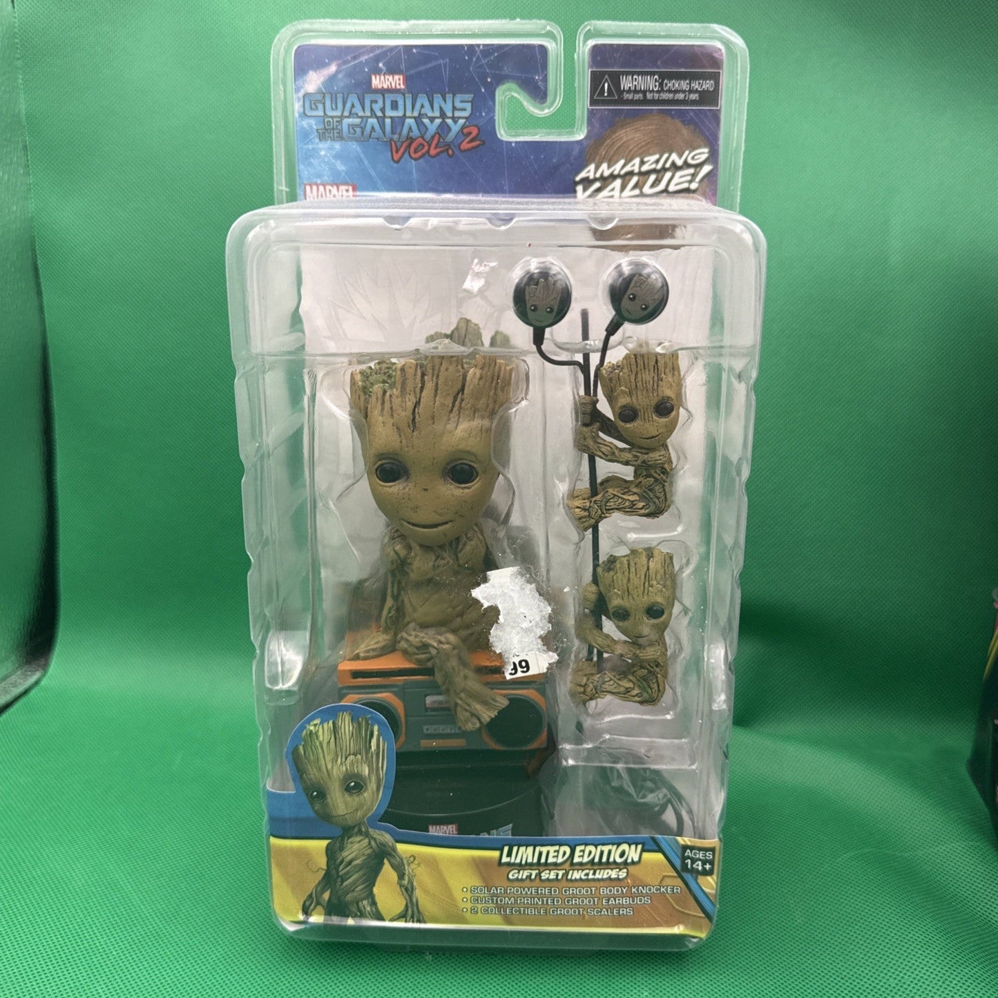 Guardians of the Galaxy Vol.2 GROOT GIFT SET Earbuds Scalers Limited NECA New - toyscardscomics
