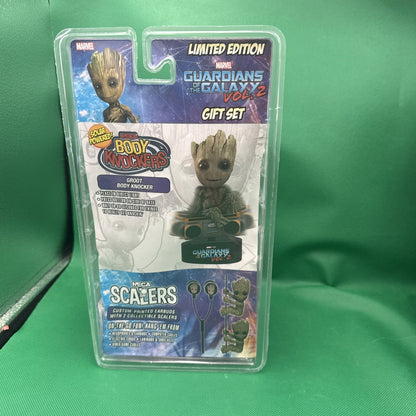 Guardians of the Galaxy Vol.2 GROOT GIFT SET Earbuds Scalers Limited NECA New - toyscardscomics