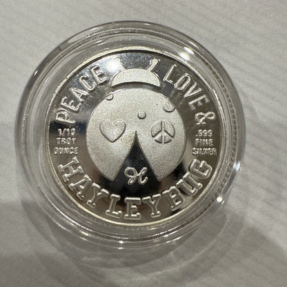 Halloween Crypt 1331 Hayleybug 1/10 Oz - The Mummy Bride - .999 Silver Art Round - toyscardscomics