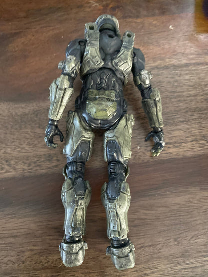 Halo 4 Master Chief Action Figure 5.5" 2012 Microsoft Toy McFarlane Green Black - toyscardscomics