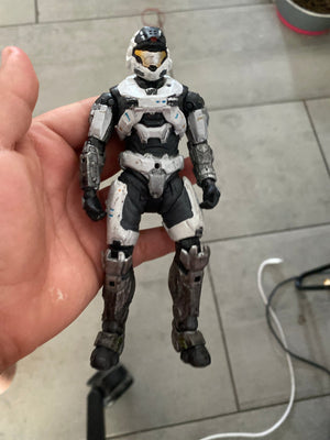 Halo Reach Spartan Mark V B 5.5”White Action Figure Toy McFarlane Series 1