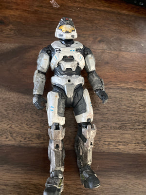 Halo Reach Spartan Mark V B 5.5”White Action Figure Toy McFarlane Series 1 same as other