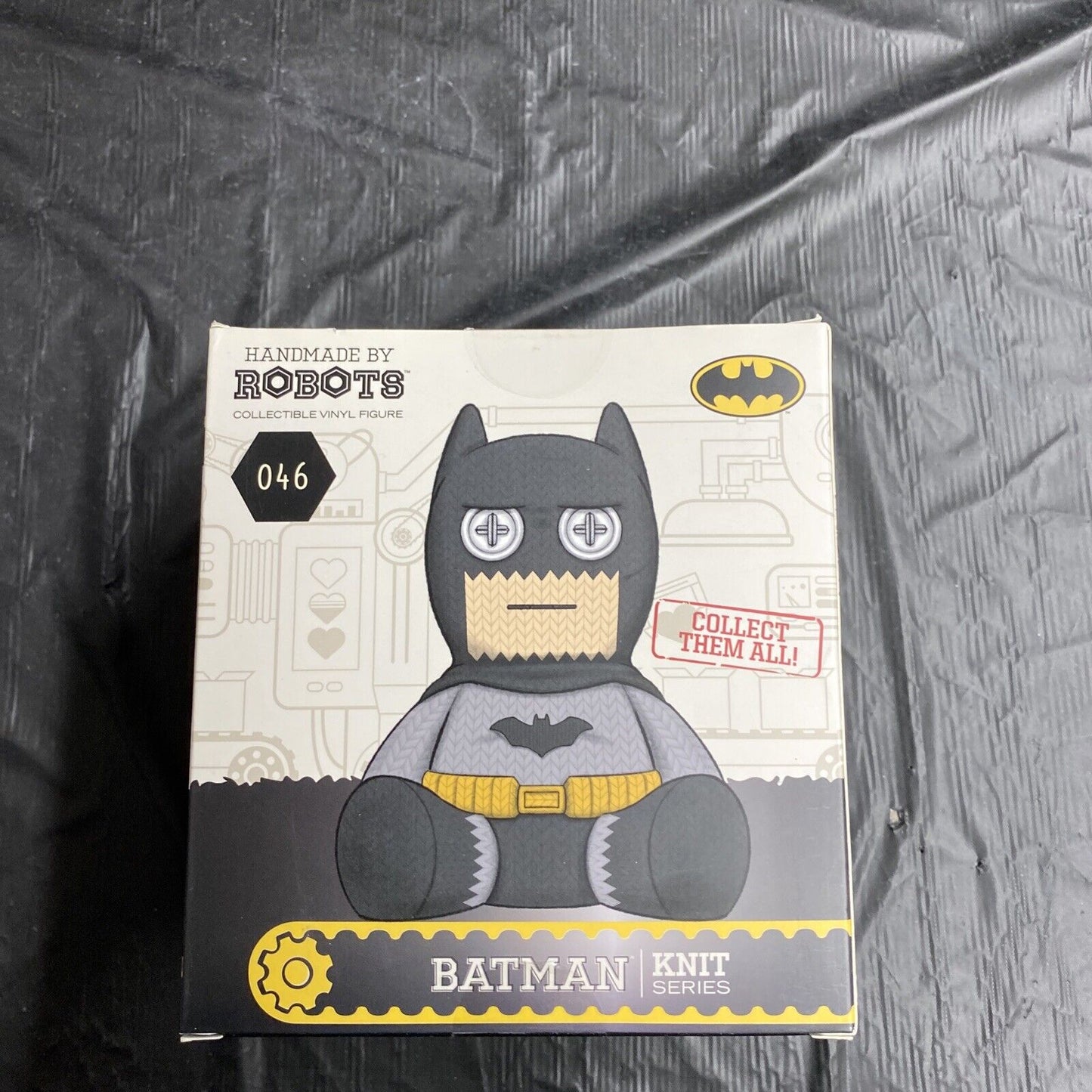 Handmade By Robots Knit Series Batman 046 DC Vinyl Figure - toyscardscomics