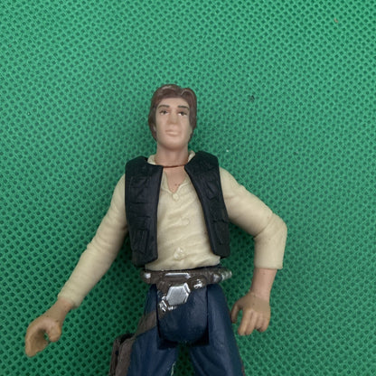 Hasbro 1999 Han SOLO Power of the Force STAR WARS LFL Action Figure - toyscardscomics