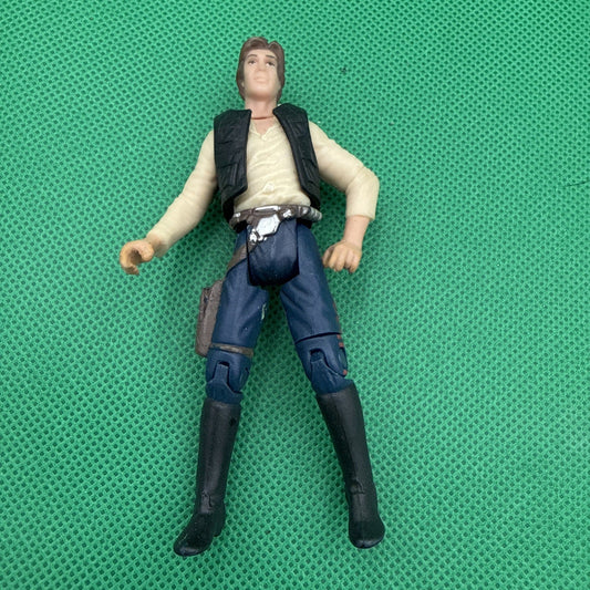 Hasbro 1999 Han SOLO Power of the Force STAR WARS LFL Action Figure - toyscardscomics