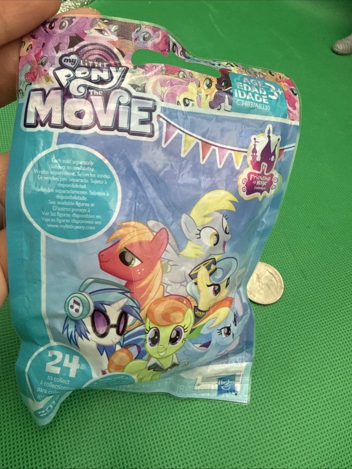 Hasbro My Little Pony The Movie Blind Bag Figure & Collector Card 2017 - toyscardscomics