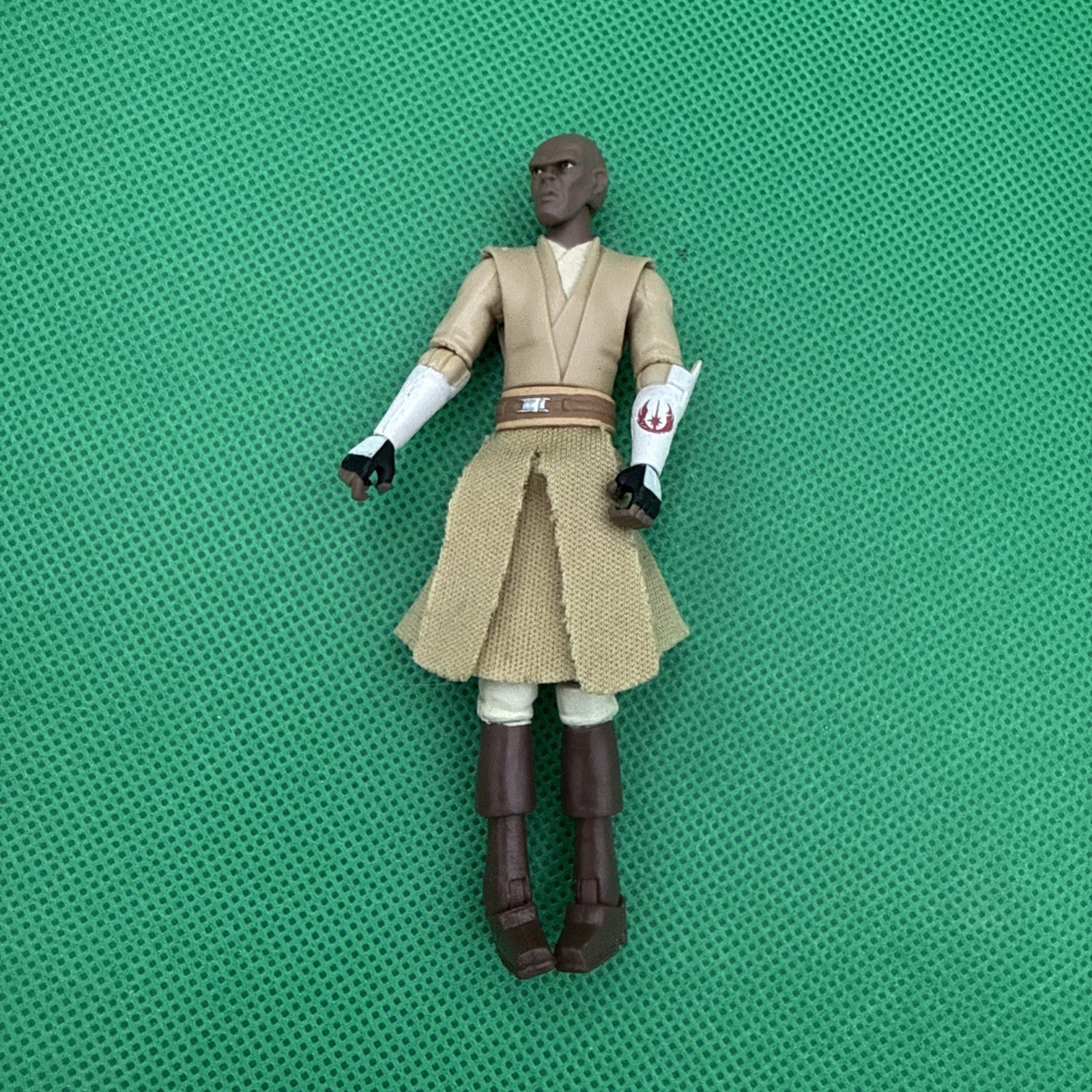 Hasbro Star Wars Mace Windu Jedi Master. - toyscardscomics