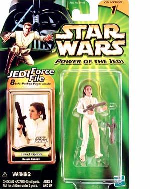 Hasbro Star Wars POTJ Force File Leia Organa Bespin Escape 3.75” Action Figure - toyscardscomics