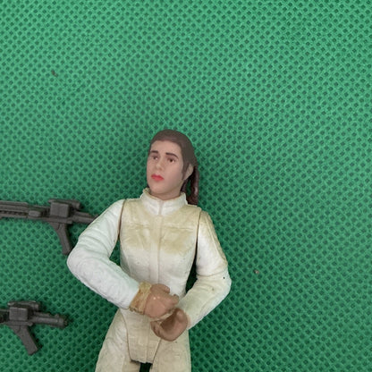 Hasbro Star Wars POTJ Force File Leia Organa Bespin Escape 3.75” Action Figure - toyscardscomics