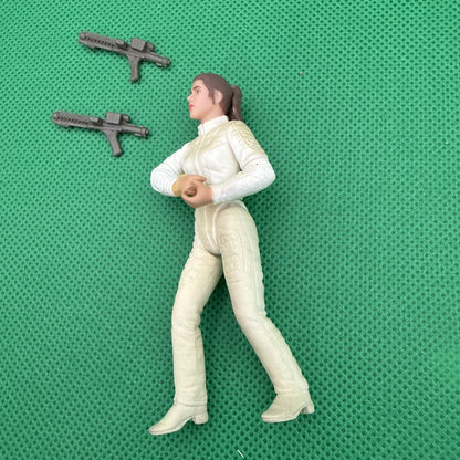 Hasbro Star Wars POTJ Force File Leia Organa Bespin Escape 3.75” Action Figure - toyscardscomics