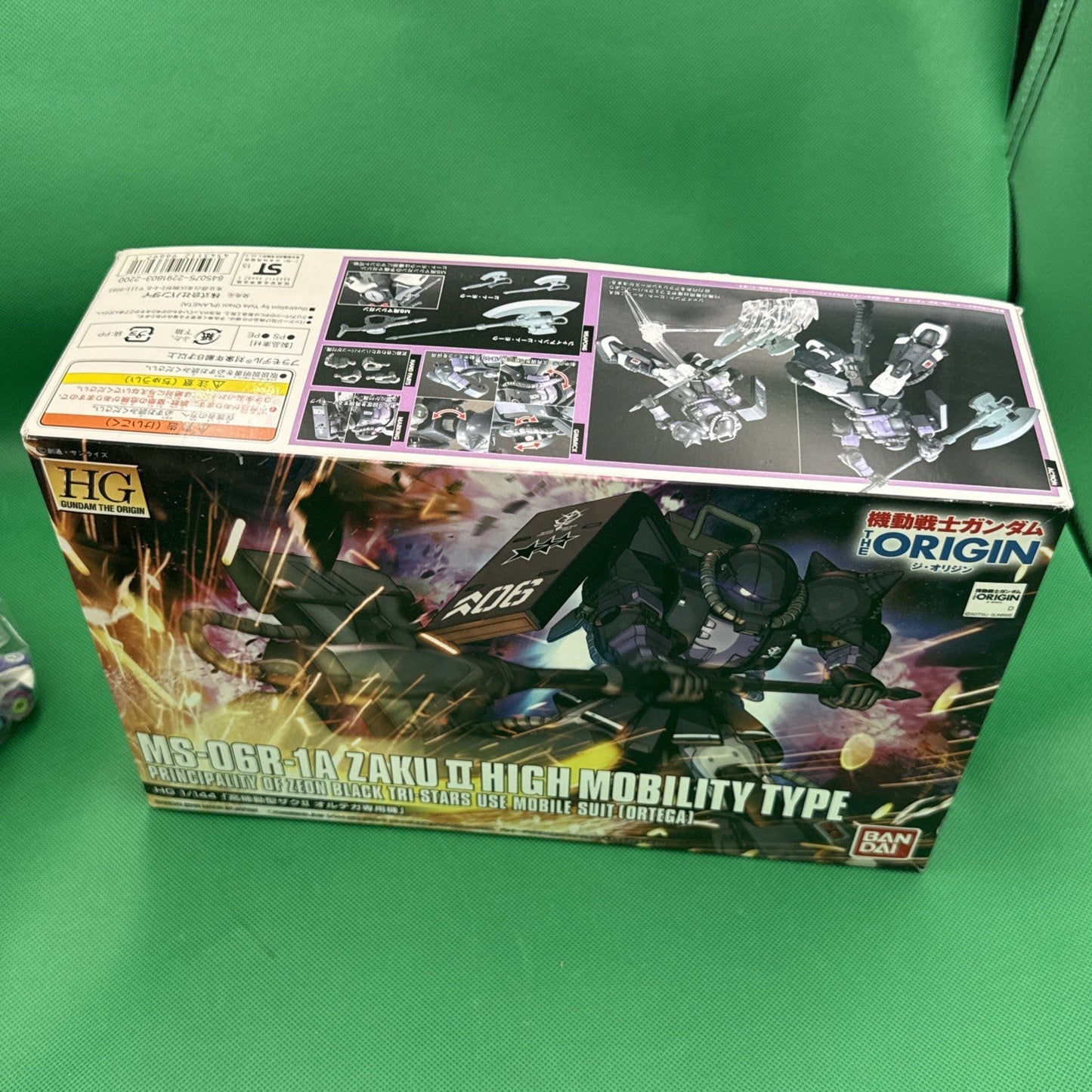 HG Zakukram Try star From Origin Series. Painted With Enamels And Panel Lining - toyscardscomics