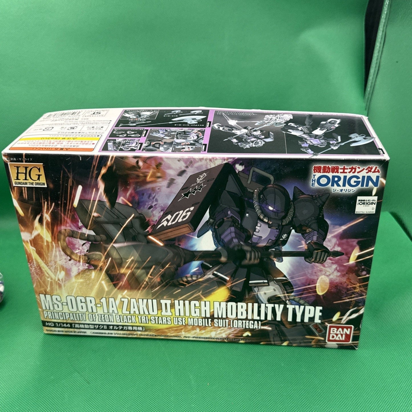 HG Zakukram Try star From Origin Series. Painted With Enamels And Panel Lining - toyscardscomics