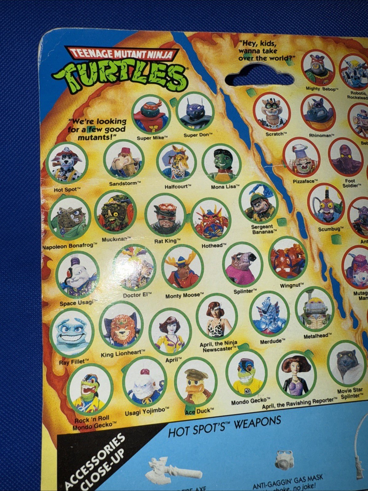 Hot Spot TMNT Teenage Mutant Ninja Turtles Action Figure New 1993 Playmates 90s - toyscardscomics
