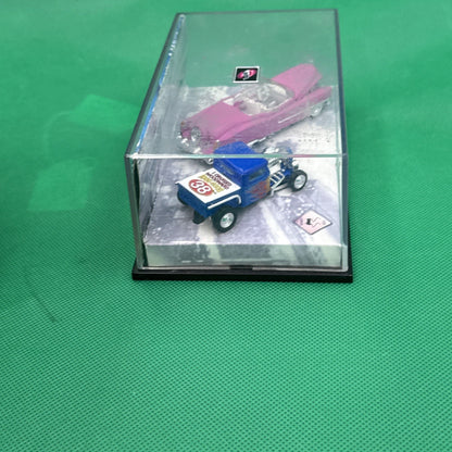 Hot Wheels 100% Woodward Ave 2 Car Set '53 Cadillac & 32 Ford Pickup - toyscardscomics