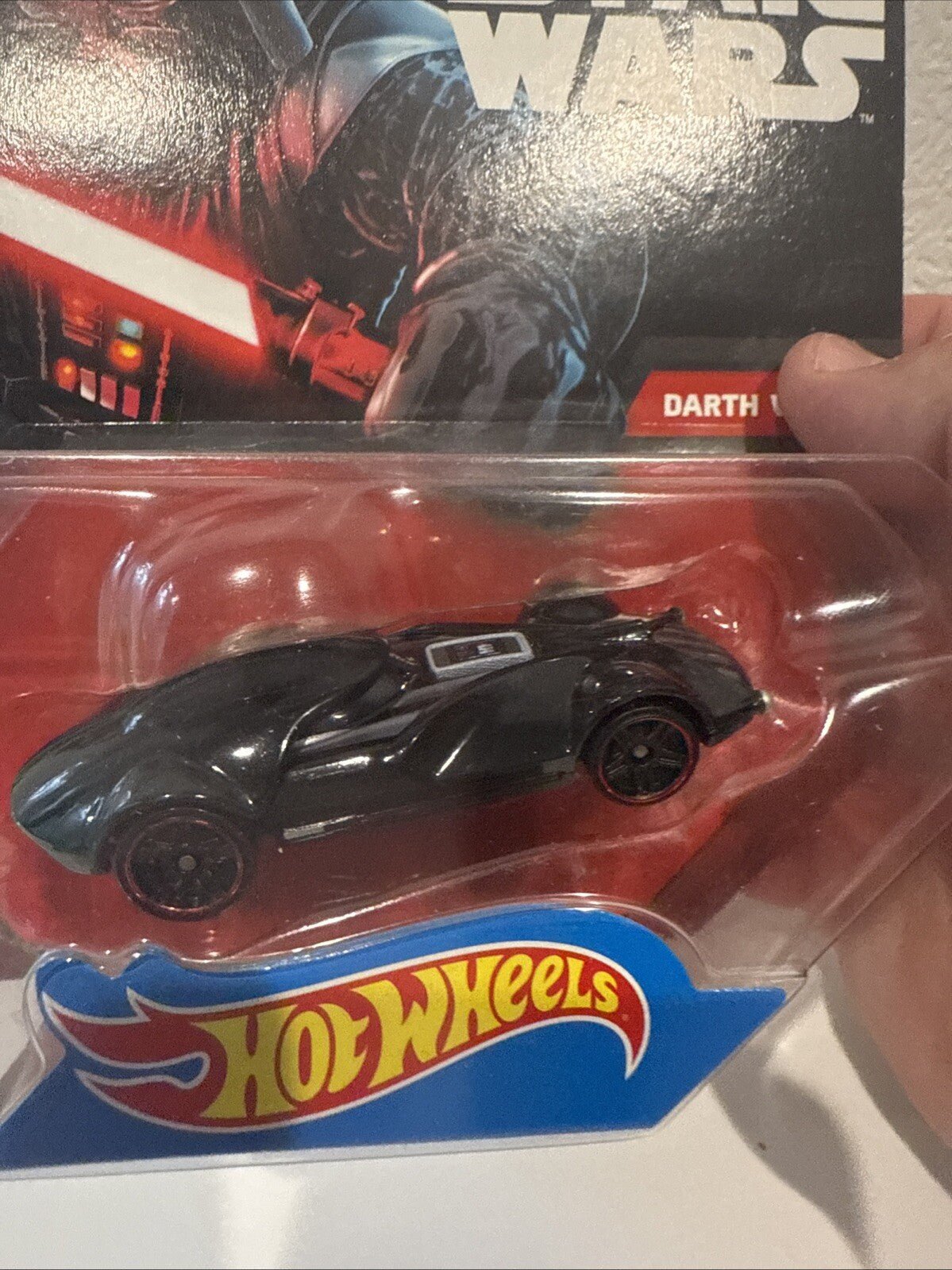 Hot Wheels Star Wars Darth Vader Character Car - toyscardscomics