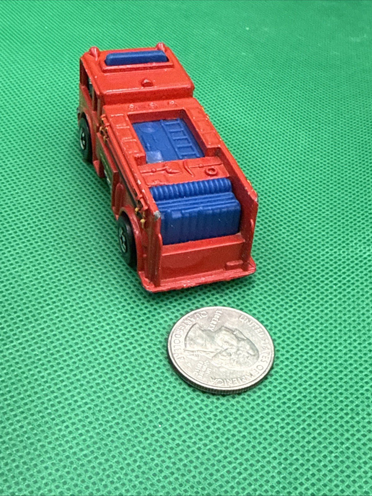 Hot Wheels Vintage 1976 Fire - Eater 51 Red Fire Engine Truck Mattel - toyscardscomics
