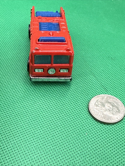 Hot Wheels Vintage 1976 Fire - Eater 51 Red Fire Engine Truck Mattel - toyscardscomics