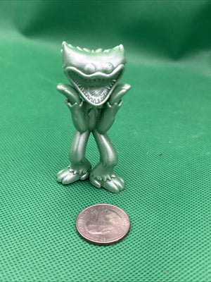 HUGGY WUGGY METALLIC GREEN FIGURE. 2022 ENCHANTED MOB, POPPY PLAYTIME/ PHATMOJO