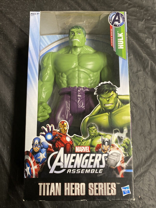 HULK Classic Series Titan Hero Avengers Assemble 12” Toy Figure - Hasbro - toyscardscomics