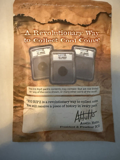 ICG RIPZ First Edition Historical Coins Of The World Limit Of 10,000! - toyscardscomics