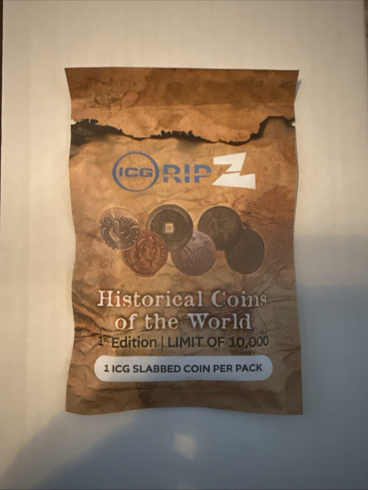 ICG RIPZ First Edition Historical Coins Of The World Limit Of 10,000! - toyscardscomics