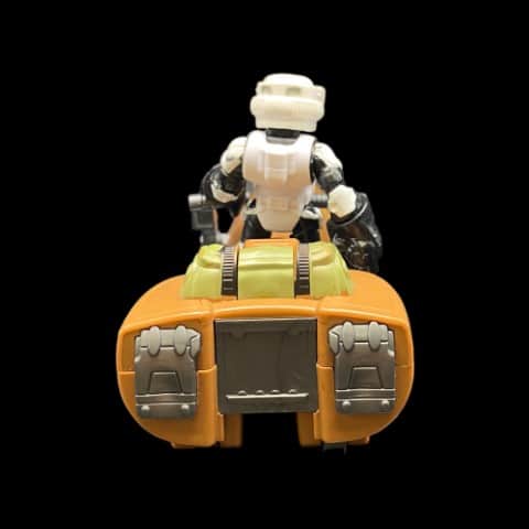 Imaginext STAR WARS Hasbro Galactic Heroes Speeder Bike Stormtrooper Figure 2014 - toyscardscomics