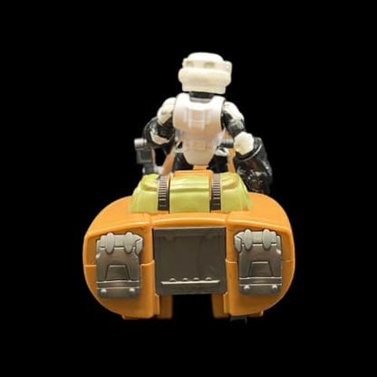 Imaginext STAR WARS Hasbro Galactic Heroes Speeder Bike Stormtrooper Figure 2014 - toyscardscomics