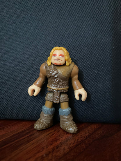 Imaginext Ultra T - Rex Cavemen - Blonde Hair Caveman Action Figure - toyscardscomics