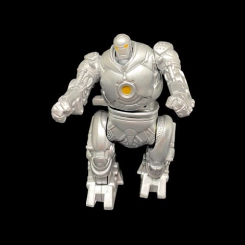 Iron Man Wind-Up & Walk IRON MONGER 2007 Burger King Kids Meal Toy Silver Gray - toyscardscomics